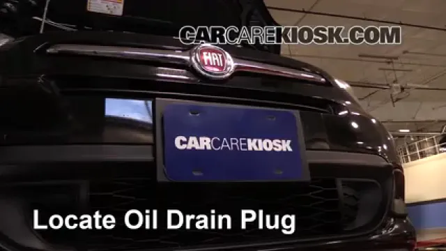 2016 Fiat 500X Easy 2.4L 4 Cyl. Oil Change Oil and Oil Filter